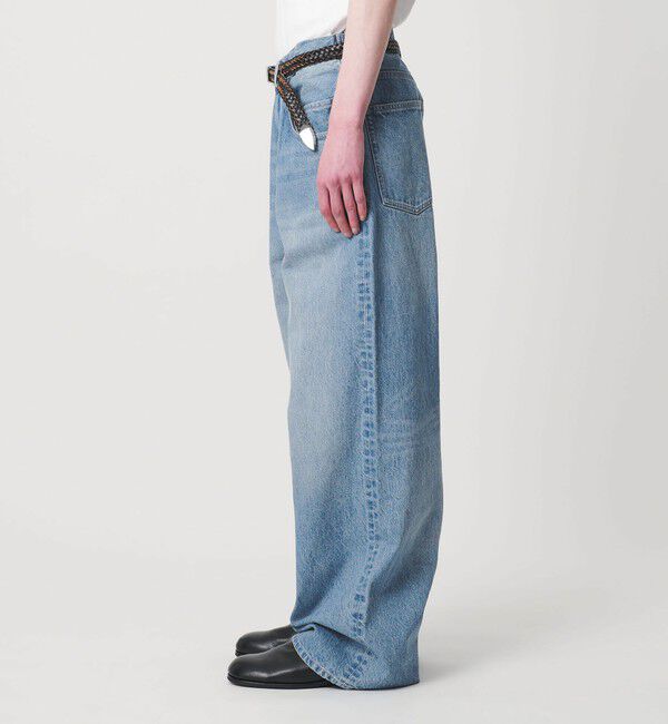 MONKEY TIME「デニム ルーズ ポケット バギー パンツ」|チノ|