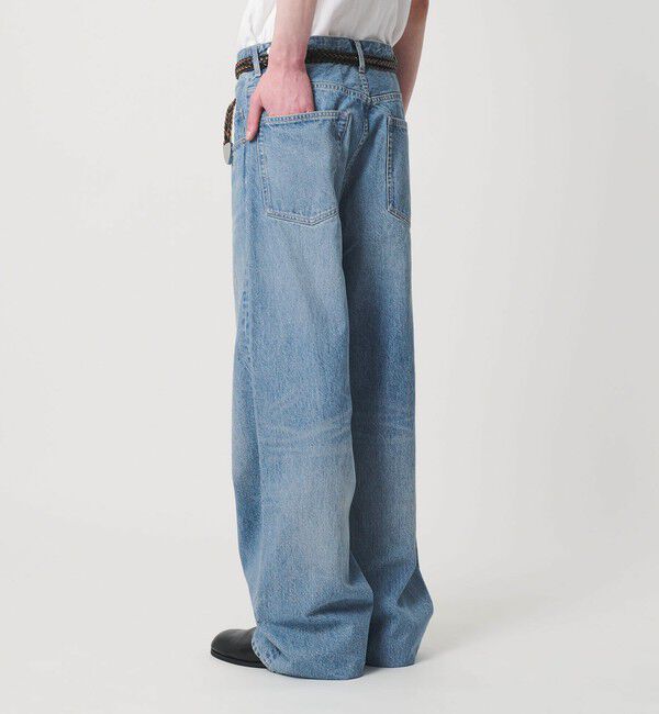 MONKEY TIME「デニム ルーズ ポケット バギー パンツ」|チノ|