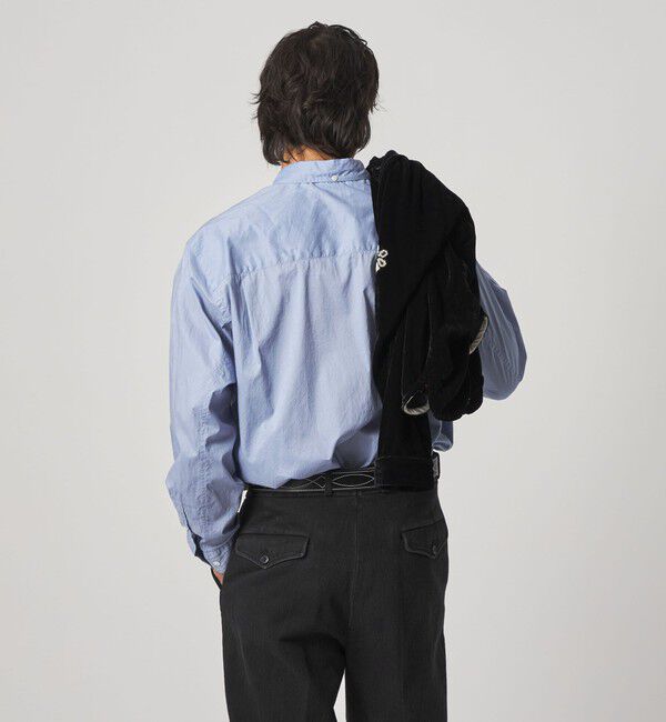 STEVEN ALAN「＜Steven Alan＞ リバティ ソリッド シングルニードル シャツ LOOSE」|シャツ・ブラウス|