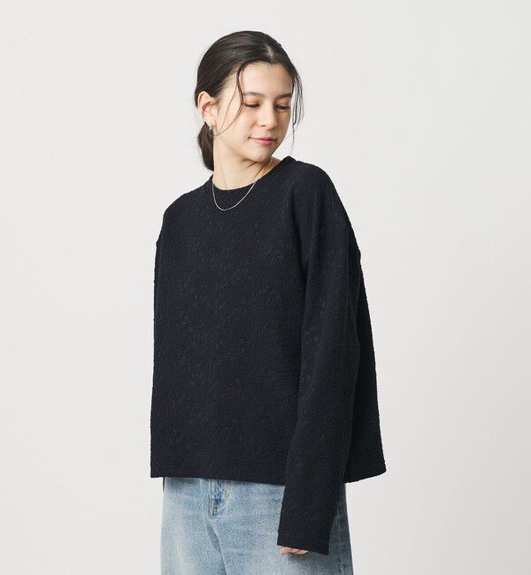 BEAUTY&YOUTH UNITED ARROWS「ジャガード クルーネック プルオーバー」|Tシャツ・カットソー|