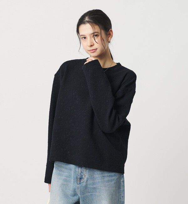 BEAUTY&YOUTH UNITED ARROWS「ジャガード クルーネック プルオーバー」|Tシャツ・カットソー|