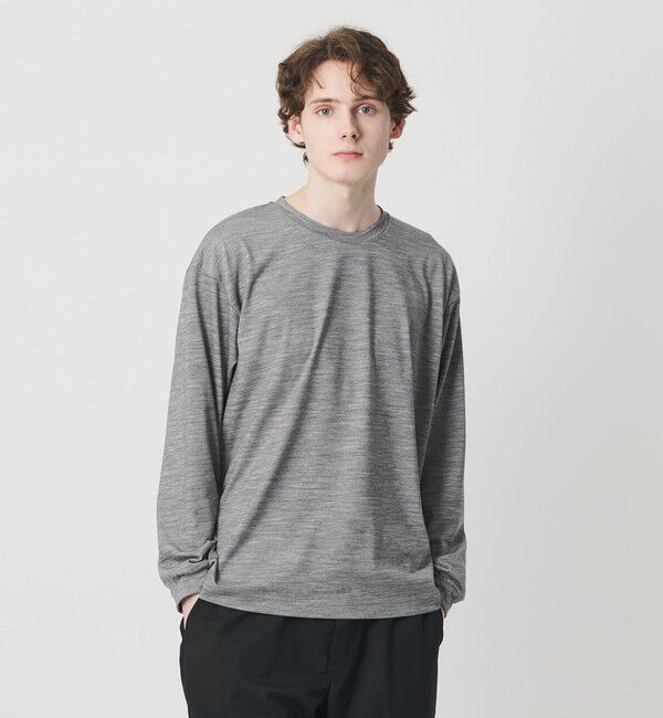 BEAUTY&YOUTH UNITED ARROWS「コンフィーウール ロングスリーブ カットソー」|Tシャツ・カットソー|