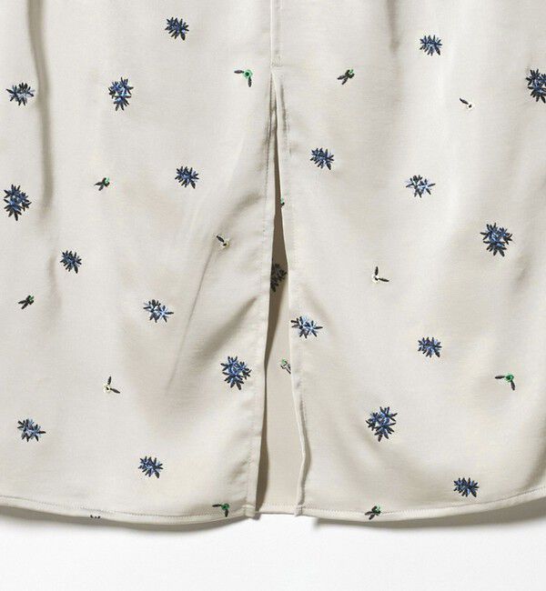 BEAUTY&YOUTH UNITED ARROWS「フラワー エンブロイダリー ドローストリング スカート ウォッシャブル」|スカート|