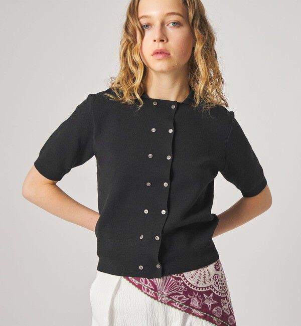 STEVEN ALAN「＜Steven Alan＞ハーフ スリーブ カーディガン」|カーディガン|