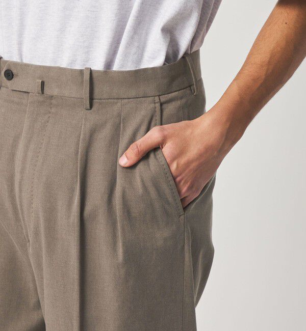 STEVEN ALAN「＜Steven Alan＞ グレース ツイル イン ツープリーツ ドレス トラウザーズII」|チノ|