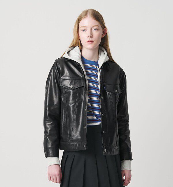 NICE WEATHER「＜NICE WEATHER＞バッファローレザー トラッカージャケット」|その他|