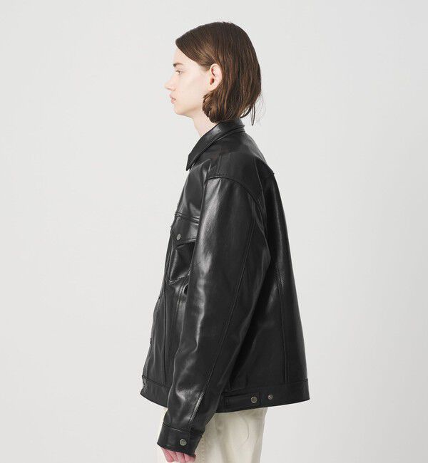 NICE WEATHER「＜NICE WEATHER＞バッファローレザー トラッカージャケット」|その他|