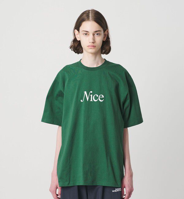 NICE WEATHER「＜NICE WEATHER＞シグネチャーロゴ Tシャツ」|Tシャツ・カットソー|