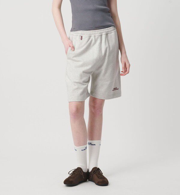 NICE WEATHER「＜NICE WEATHER＞スウェット ロゴショーツ」|その他|LT.GRAY