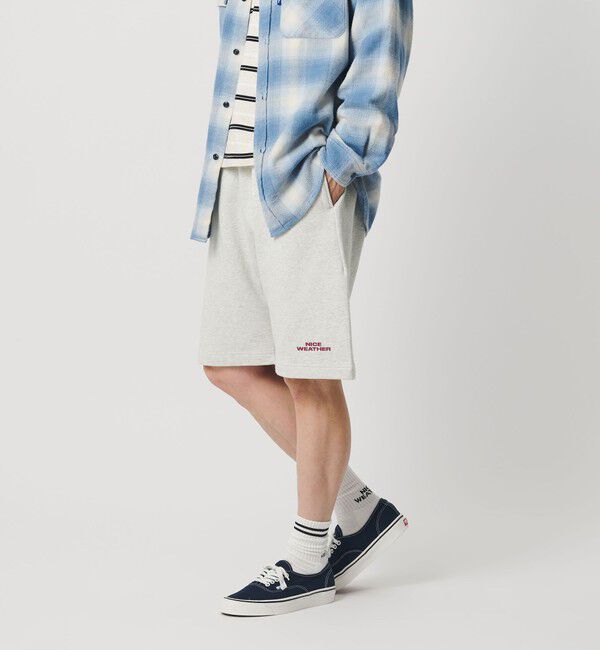 NICE WEATHER「＜NICE WEATHER＞スウェット ロゴショーツ」|その他|