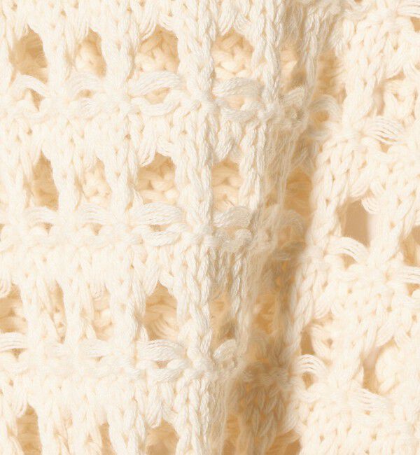 NICE WEATHER「＜NICE WEATHER＞メッシュ プルオーバーニット」|ニット・セーター|