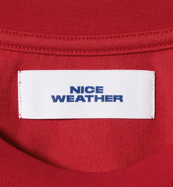 NICE WEATHER「＜NICE WEATHER＞POSITIVE ロングスリーブTシャツ」|Tシャツ・カットソー|