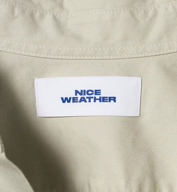 NICE WEATHER「＜NICE WEATHER＞ツイル ボタンダウン シャツ」|シャツ・ブラウス|