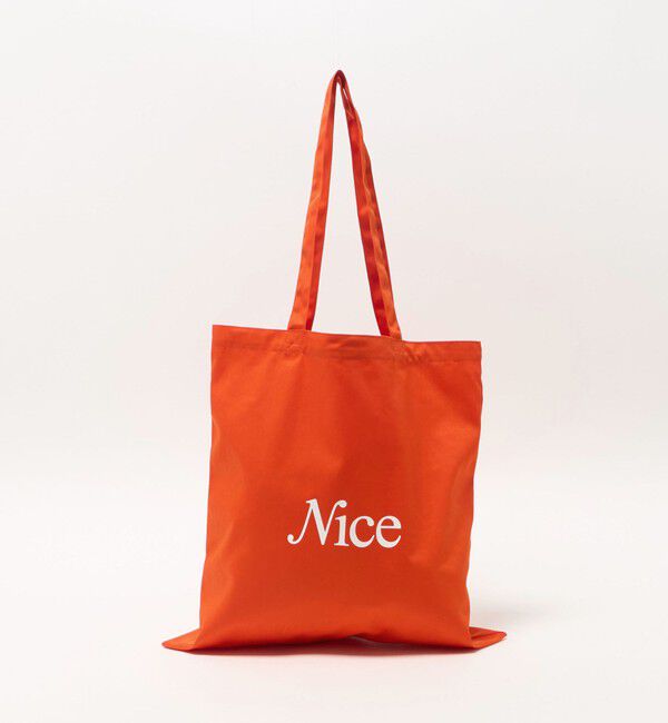 NICE WEATHER「＜NICE WEATHER＞SIGNATURE ロゴ トートバッグ 3」|その他|ORANGE