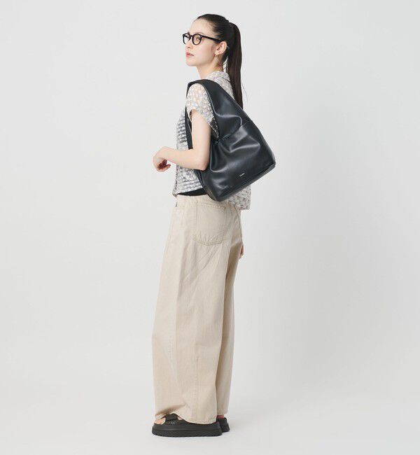 BEAUTY&YOUTH UNITED ARROWS「＜YAHKI＞レザーライク ソフト クロス ビッグ ショルダーバッグ」|ショルダー・メッセンジャー|