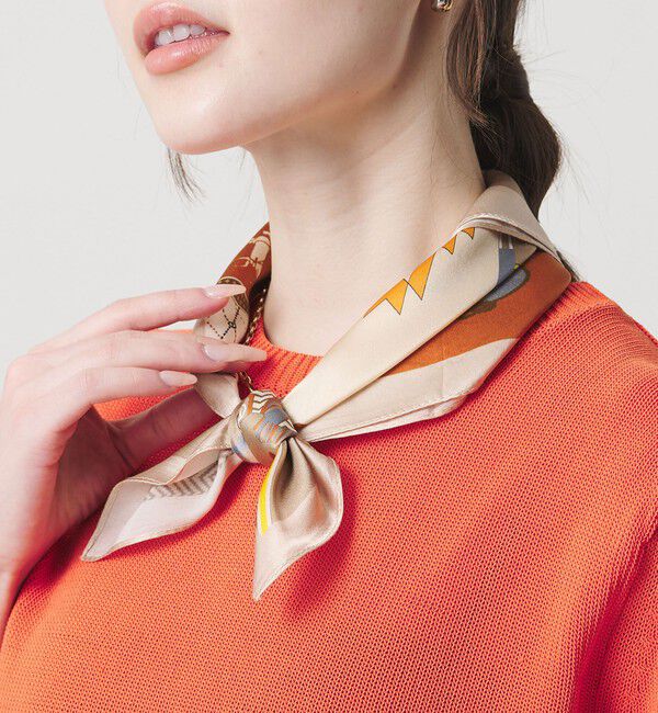 BEAUTY&YOUTH UNITED ARROWS「シルク ホース スカーフ」|バンダナ・スカーフ|BEIGE