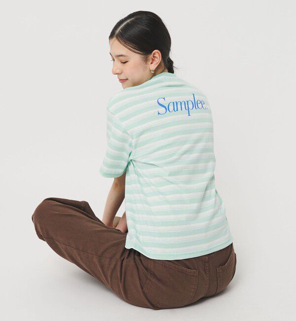 BEAUTY&YOUTH UNITED ARROWS「【別注】＜Samplee＞ボーダー ショートスリーブTシャツ」|Tシャツ・カットソー|