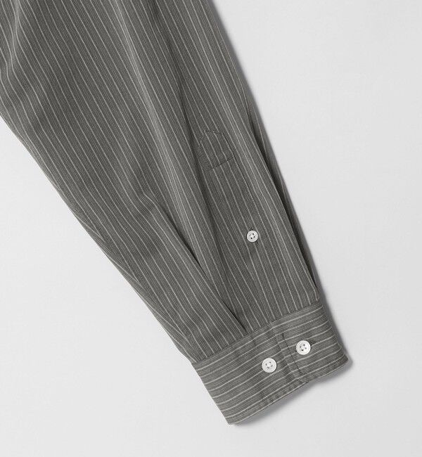 STEVEN ALAN「＜Steven Alan＞ 100 ガスボイル ストライプ レギュラーカラー シャツ LOOSE」|シャツ・ブラウス|