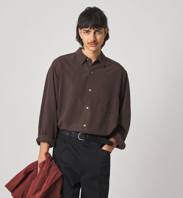 STEVEN ALAN「＜Steven Alan＞ スラブ レギュラーカラー シャツ NARROW」|シャツ・ブラウス|