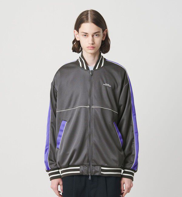 NICE WEATHER「＜NICE WEATHER＞ロゴ トラックブルゾン」|ブルゾン・スタジャン|