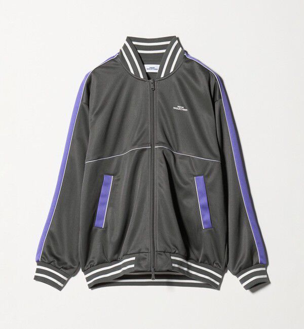 NICE WEATHER「＜NICE WEATHER＞ロゴ トラックブルゾン」|ブルゾン・スタジャン|