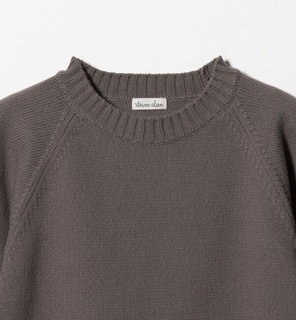 STEVEN ALAN「＜Steven Alan＞コットン ナイロン テープヤーン ハーフスリーブ ニット」|ニット・セーター|