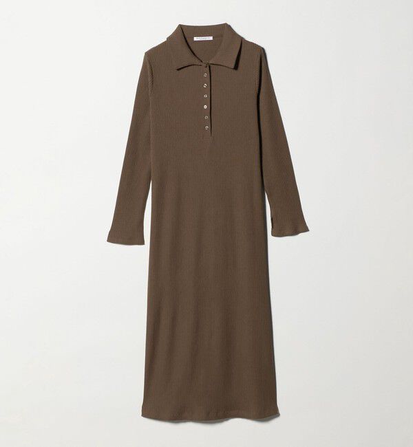 BEAUTY&YOUTH UNITED ARROWS「【WEB限定】ポロカラー リブワンピース」|ワンピース|