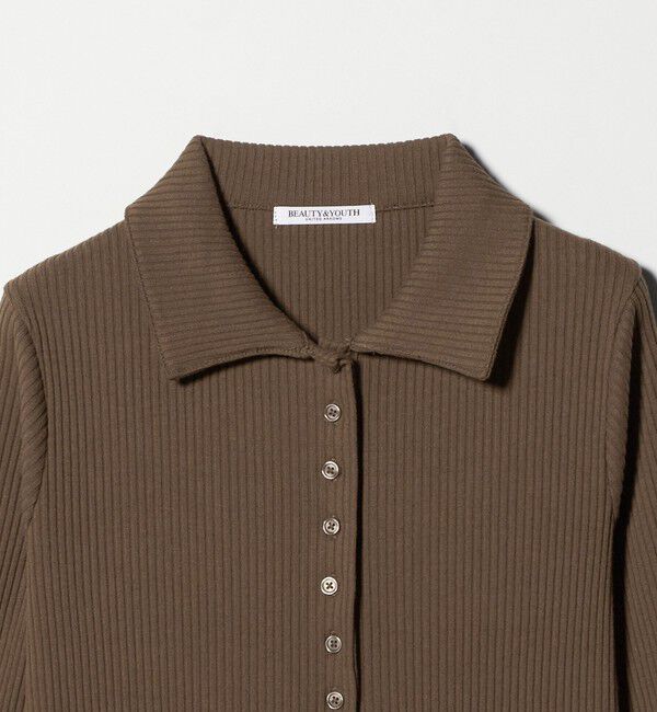 BEAUTY&YOUTH UNITED ARROWS「【WEB限定】ポロカラー リブワンピース」|ワンピース|