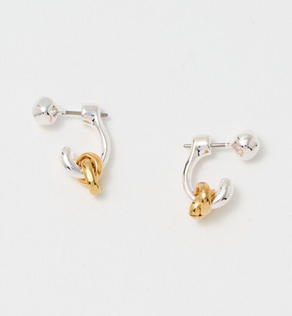 BEAUTY&YOUTH UNITED ARROWS「＜LAPUIS＞Drop flow coil ピアス」|ピアス|