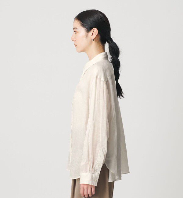 BEAUTY&YOUTH UNITED ARROWS「麻 レギュラーカラー シャツ ウォッシャブル」|シャツ・ブラウス|