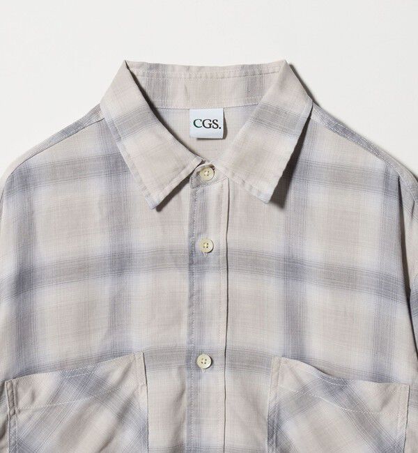 California General Store「＜CGS.＞オンブレ チェック 2ポケット シャツ」|シャツ・ブラウス|