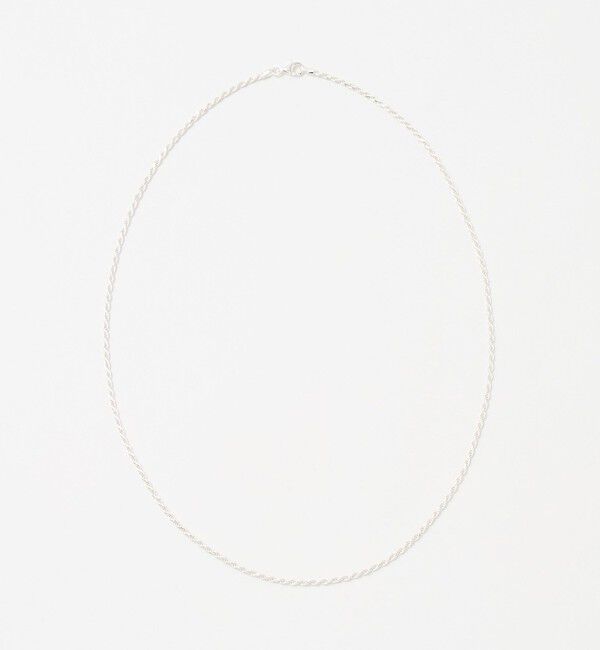 BEAUTY&YOUTH UNITED ARROWS「SILVER925 ツイスト ネックレス 50」|ネックレス|