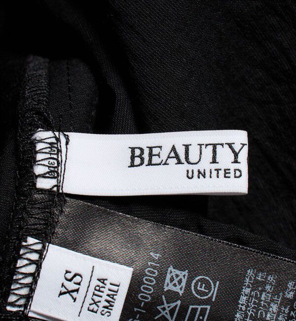 BEAUTY&YOUTH UNITED ARROWS「シアー バックリボン ワンピース ウォッシャブル」|ワンピース|