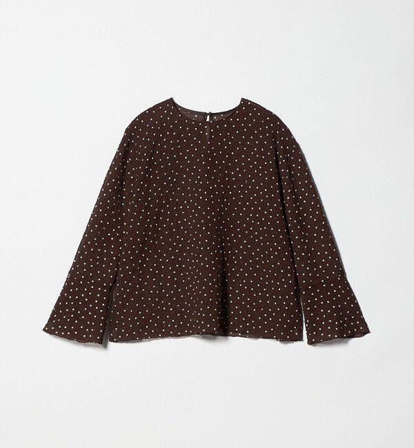 BEAUTY&YOUTH UNITED ARROWS「ポリエステル ドット シアー ブラウス ウォッシャブル」|シャツ・ブラウス|