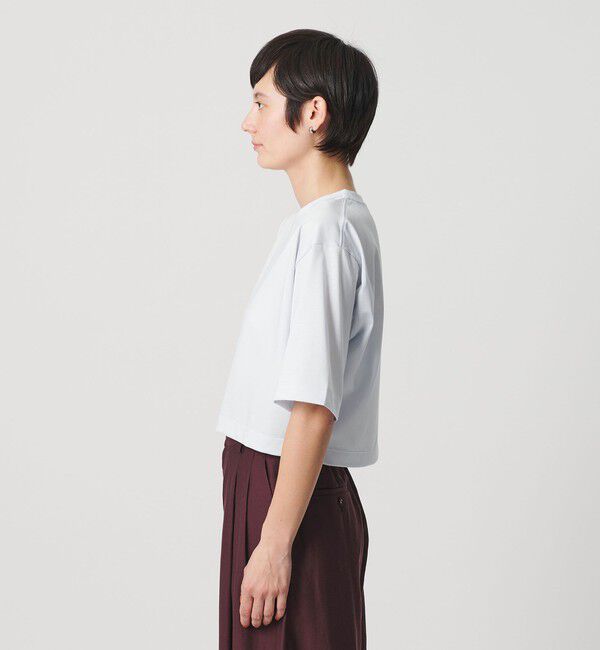 BEAUTY&YOUTH UNITED ARROWS「コットンポリエステル クロップド Tシャツ」|Tシャツ・カットソー|
