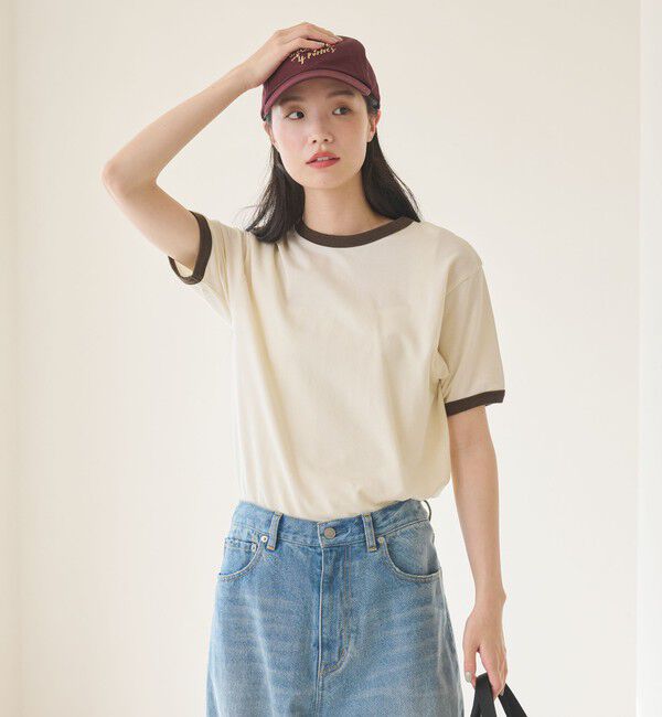 BEAUTY&YOUTH UNITED ARROWS「コットン シアー リンガーTシャツ」|Tシャツ・カットソー|OFF WHITE