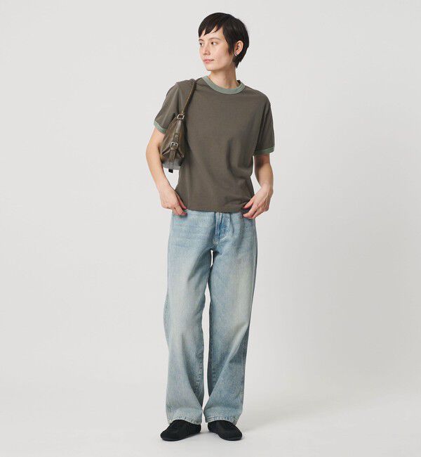 BEAUTY&YOUTH UNITED ARROWS「コットン シアー リンガーTシャツ」|Tシャツ・カットソー|DK.GRAY