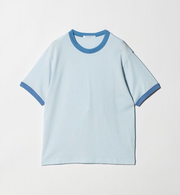BEAUTY&YOUTH UNITED ARROWS「コットン シアー リンガーTシャツ」|Tシャツ・カットソー|LT.BLUE