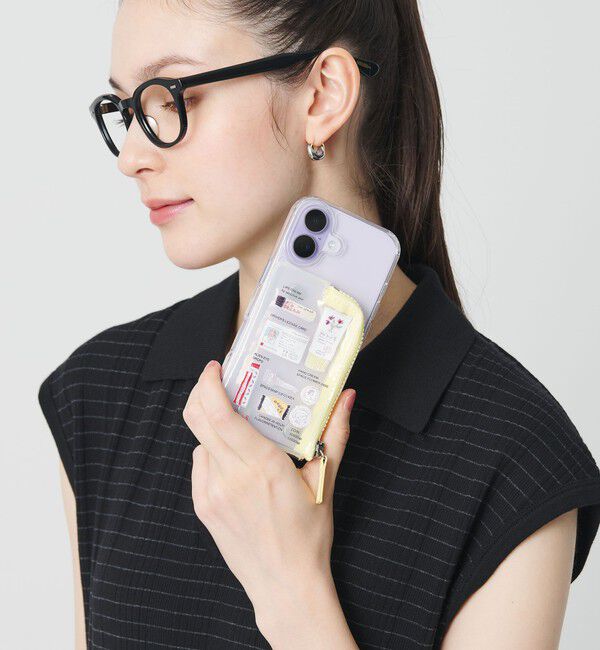 BEAUTY&YOUTH UNITED ARROWS「＜A SCENE&times;CONVENIENCE YOUNG＞PVC クリア ケース 17」|モバイルケース|YELLOW