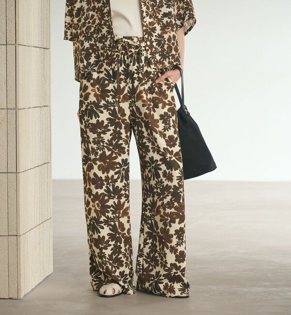 BEAUTY&YOUTH UNITED ARROWS「フラワープリント イージーパンツ ウォッシャブル」|その他|