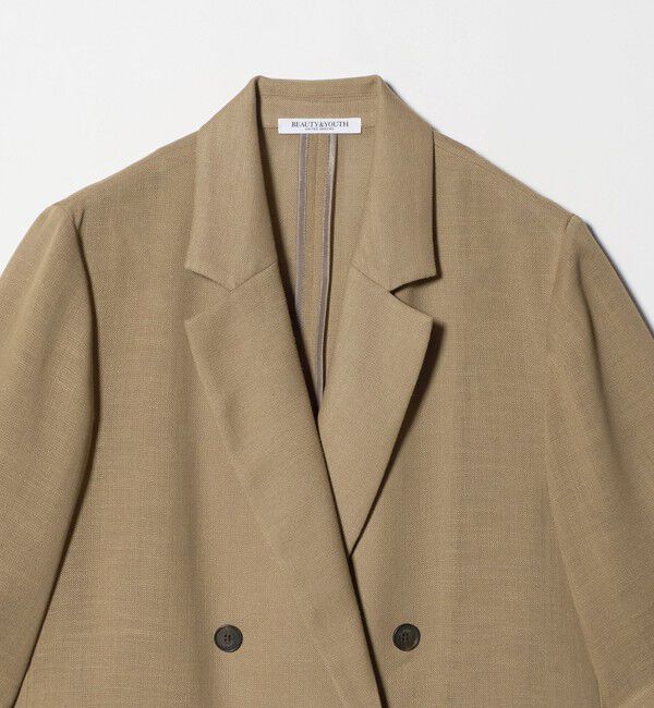 BEAUTY&YOUTH UNITED ARROWS「ポリエステル メッシュ ハーフスリーブ ジャケット ウォッシャブル」|テーラードジャケット|