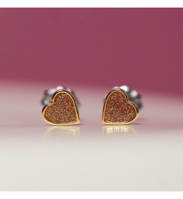 Ray BEAMS 「プチ エポハート ピアス」|ピアス|GOLD