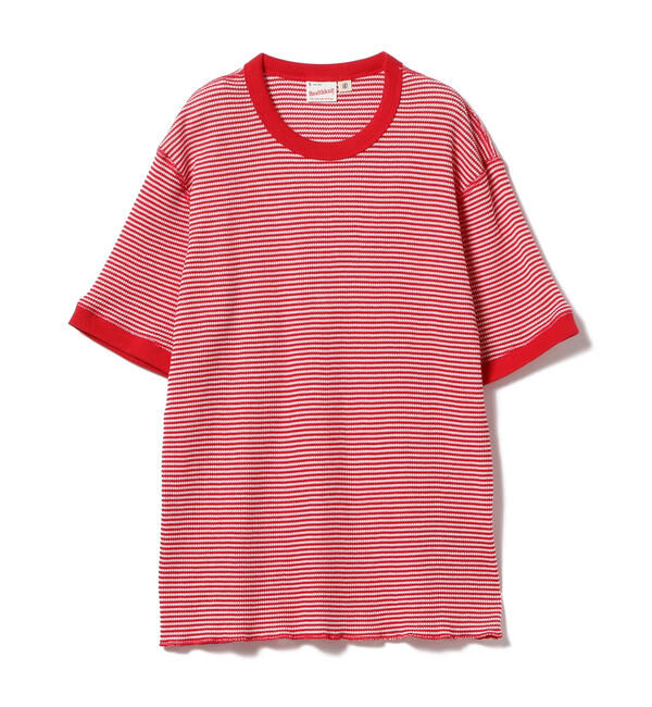 BEAMSBOY「【別注】Healthknit / ワッフル ボーダー Tシャツ」|Tシャツ・カットソー|