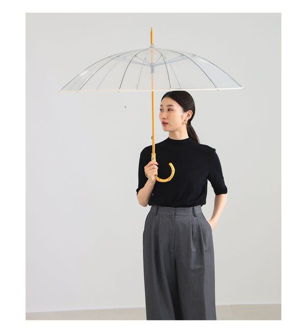 Demi-Luxe BEAMS 「Traditional Weatherwear / バンブー ビニール傘」|傘|