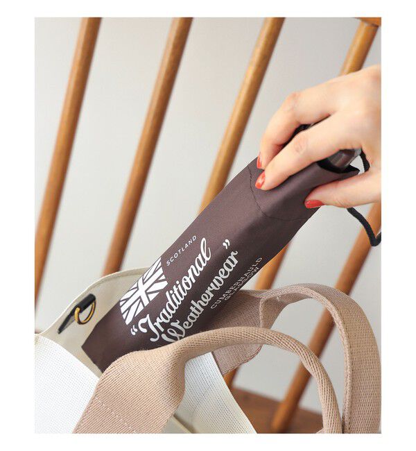 Demi-Luxe BEAMS 「Traditional Weatherwear / ライトウェイト 折り畳み傘」|傘|BROWN