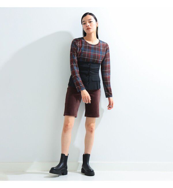 Ray BEAMS 「カット コーデュロイ バイカー ショーツ」|その他|