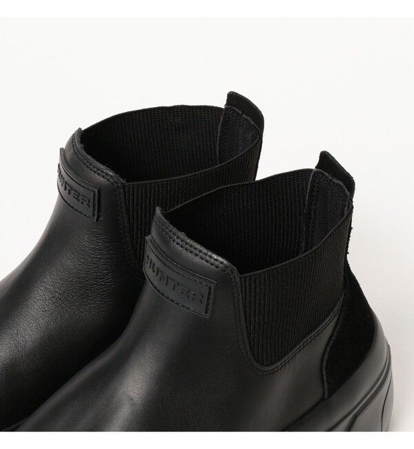 Ray BEAMS 「HUNTER / リファインド エクスプローラー プルオン レザー ブーツ」|ロングブーツ|