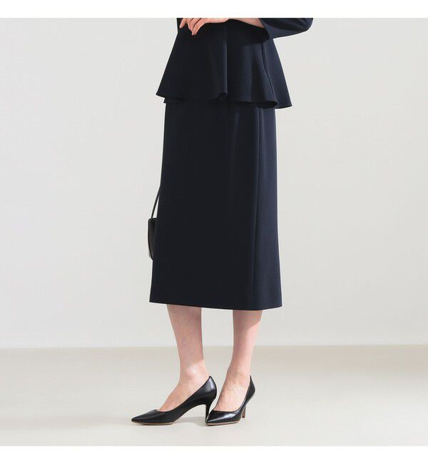 Demi-Luxe BEAMS 「トリアセ セミタイトスカート＊」|スカート|NAVY
