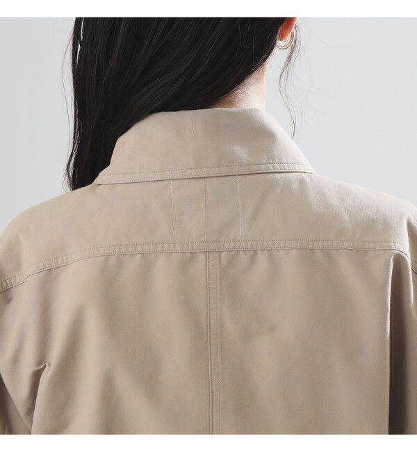 Demi-Luxe BEAMS 「AK+1 / ドルマンスリーブ風 トレンチコート」|ダッフルコート|