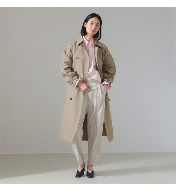 Demi-Luxe BEAMS 「AK+1 / ドルマンスリーブ風 トレンチコート」|ダッフルコート|